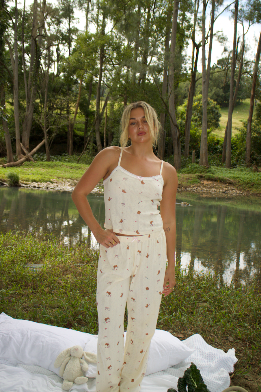Bunny Singlet & Long Pants