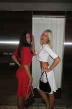 Ari Skirt -Cherry Red