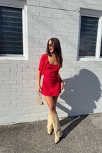 Reves Nightie - Cherry Red