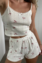 Mistletoe Singlet & Shorts Set