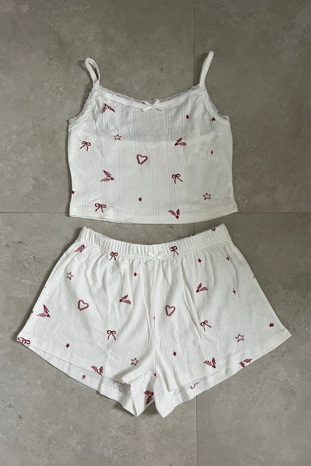 Mistletoe Singlet & Shorts Set