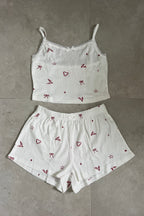 Mistletoe Singlet & Shorts Set