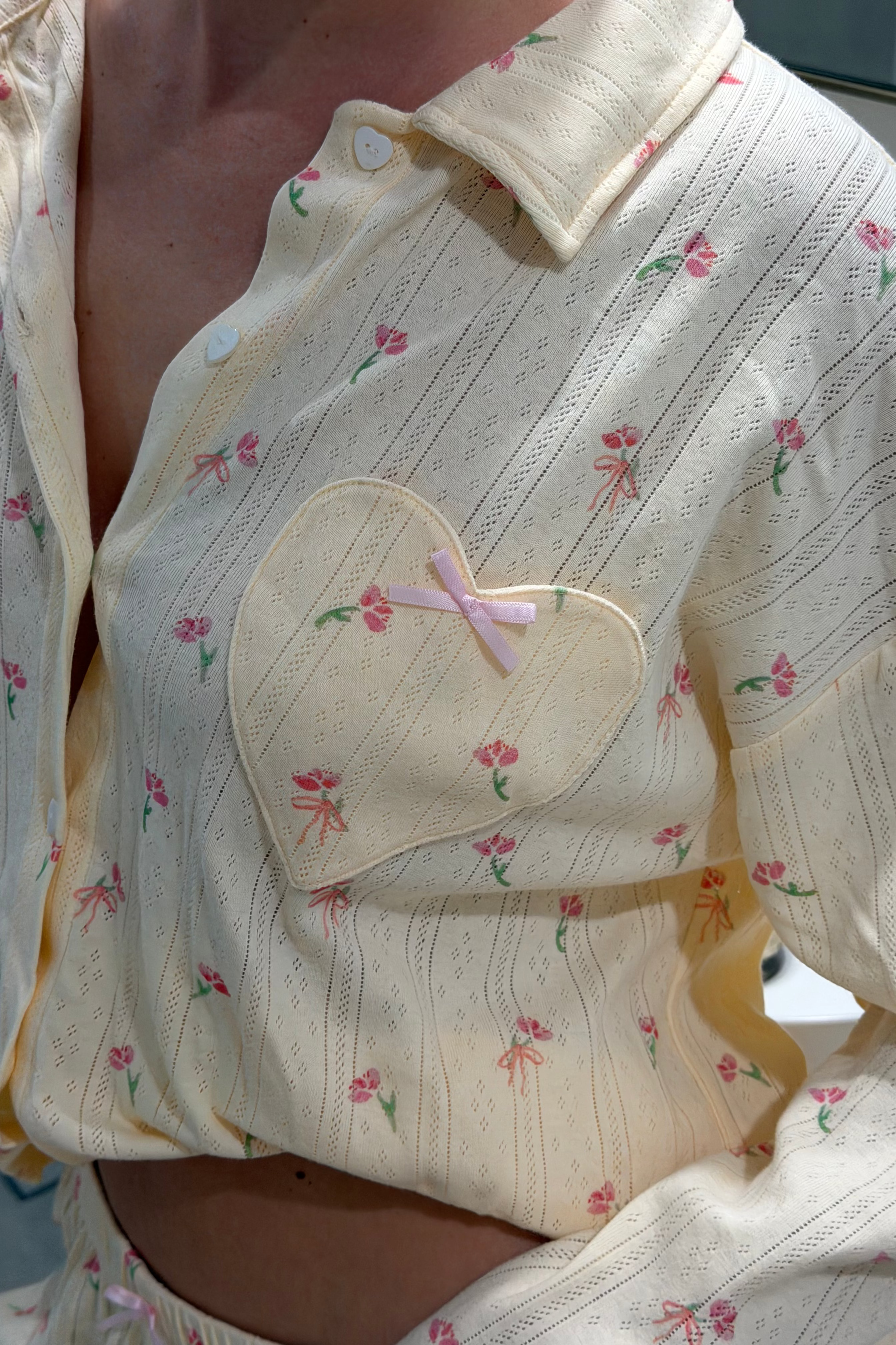 Pink Petal Long Pyjama Set