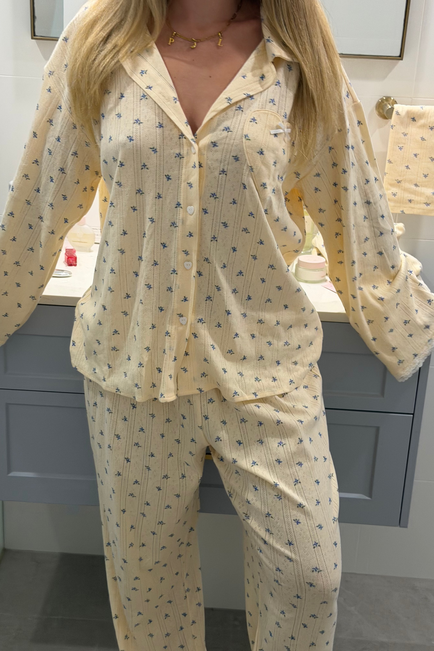 La Fleur Long Pyjama Set