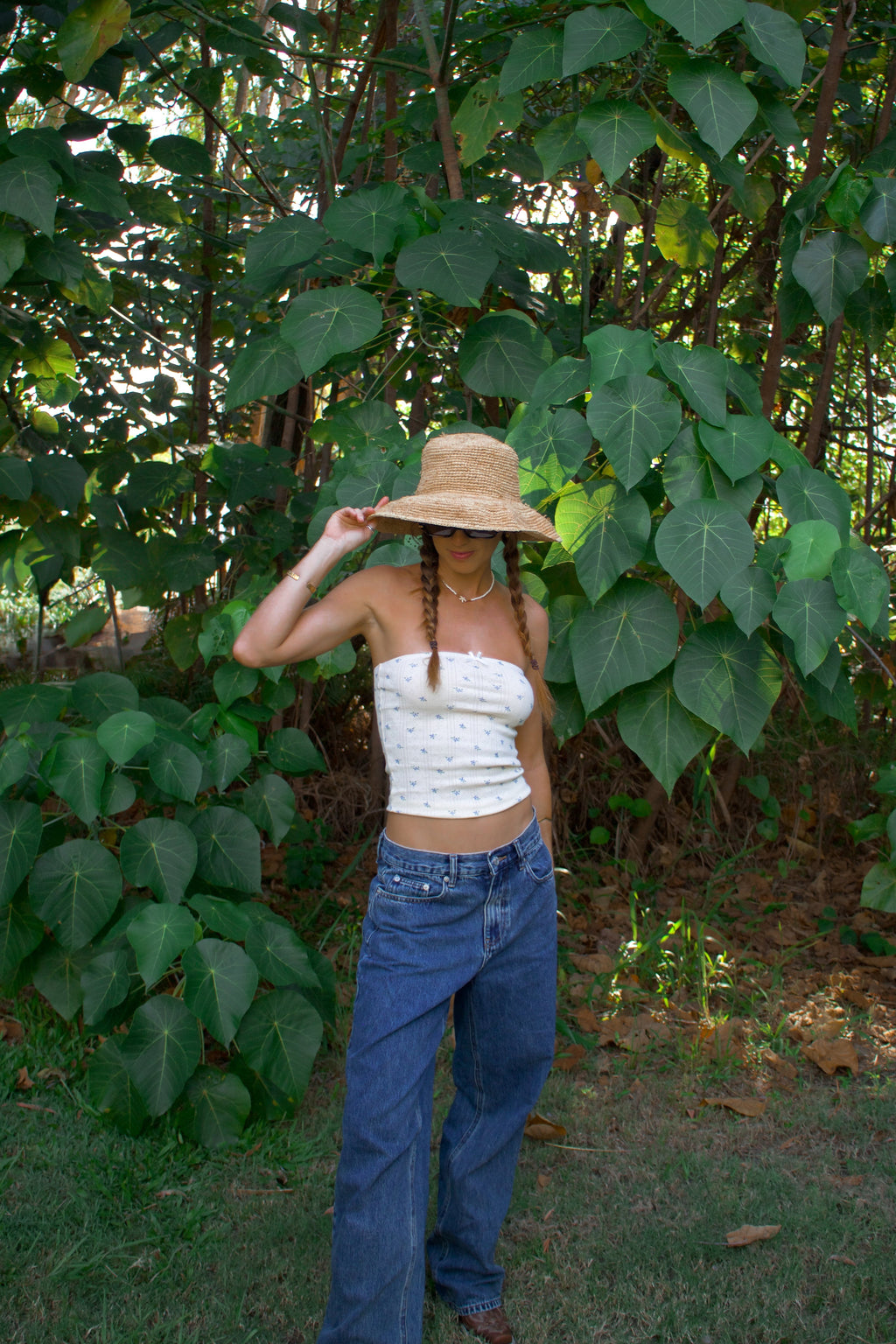 Hand-Sewn La Fleur Boobtube