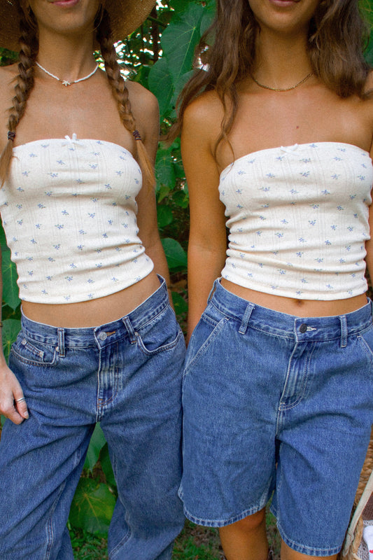Hand-Sewn La Fleur Boobtube