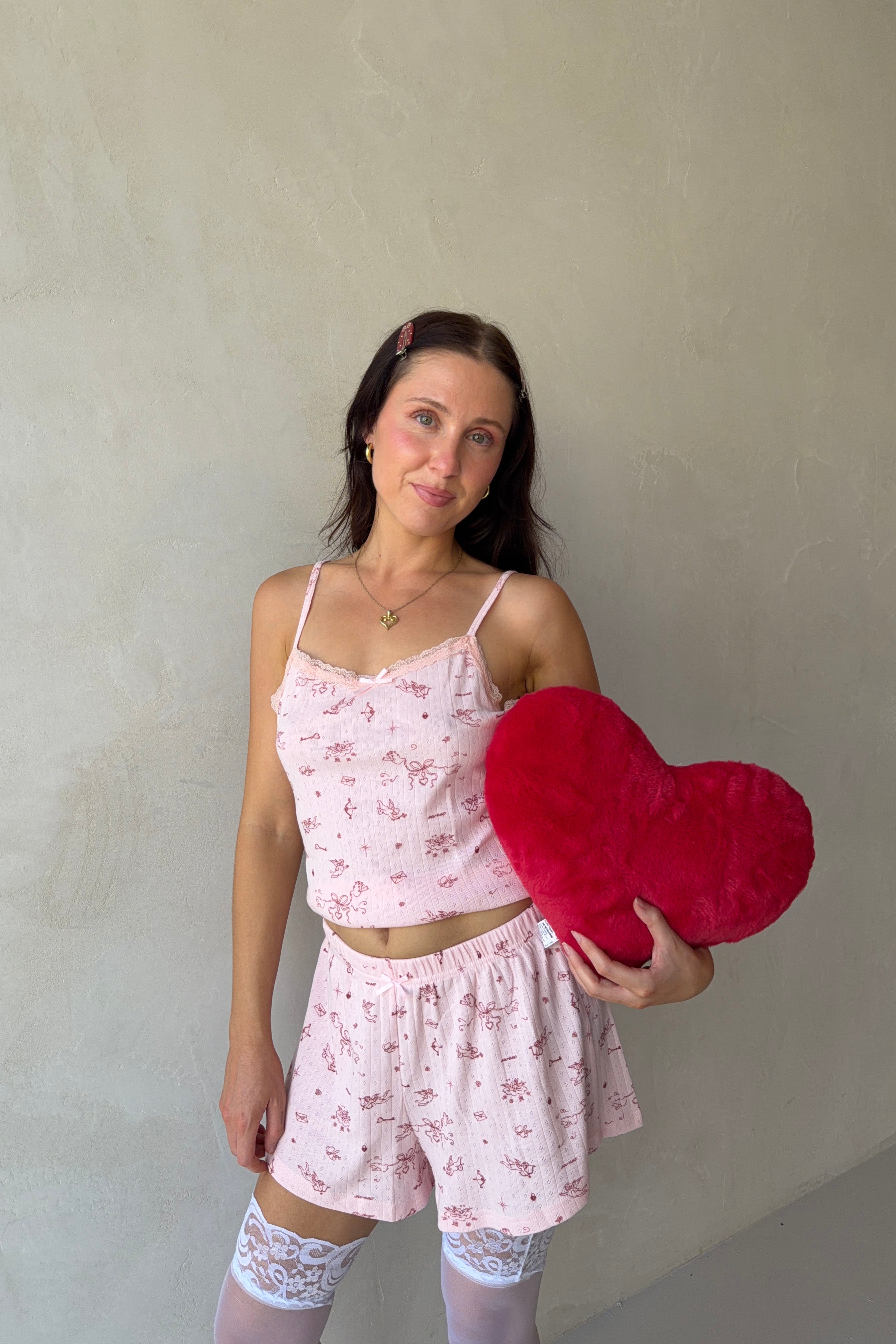 Valentine Singlet & Shorts Set