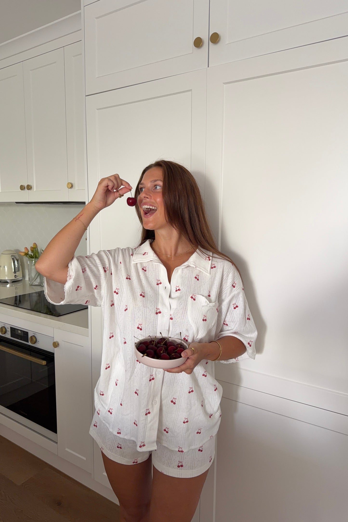 Cherie Button Up Shirt & Shorts