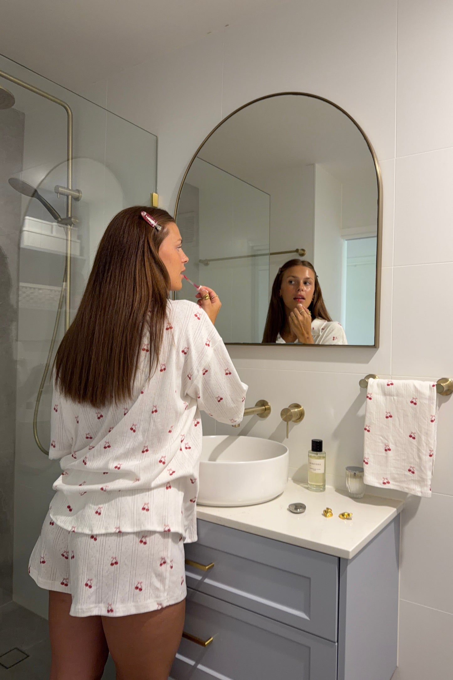 Cherie Button Up Shirt & Shorts