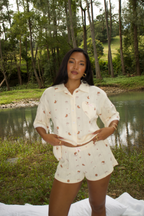 Bunny Button Up Shirt & Shorts