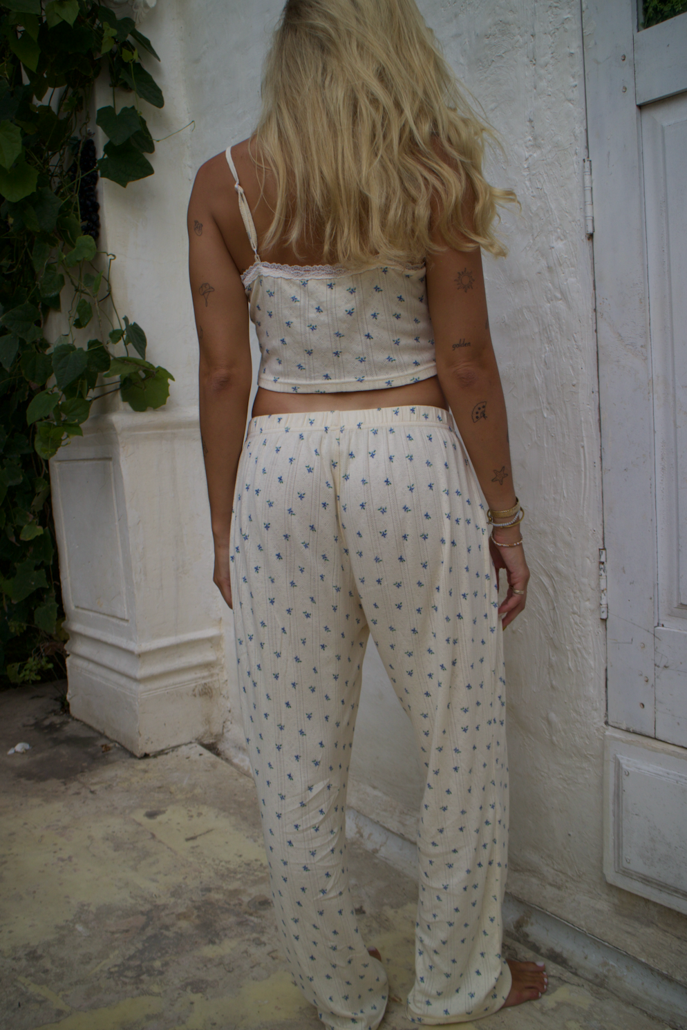 La Fleur Singlet & Long Pyjama Pant
