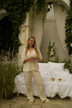 La Fleur Short Sleeve Shirt & Long Pyjama Pant