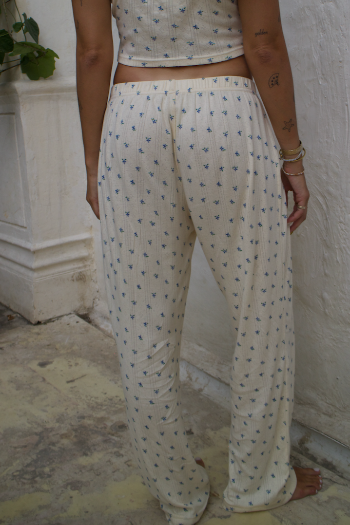 La Fleur Short Sleeve Shirt & Long Pyjama Pant