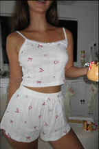 Mistletoe Singlet & Shorts Set