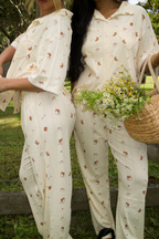 Bunny Button Up & Long Pants