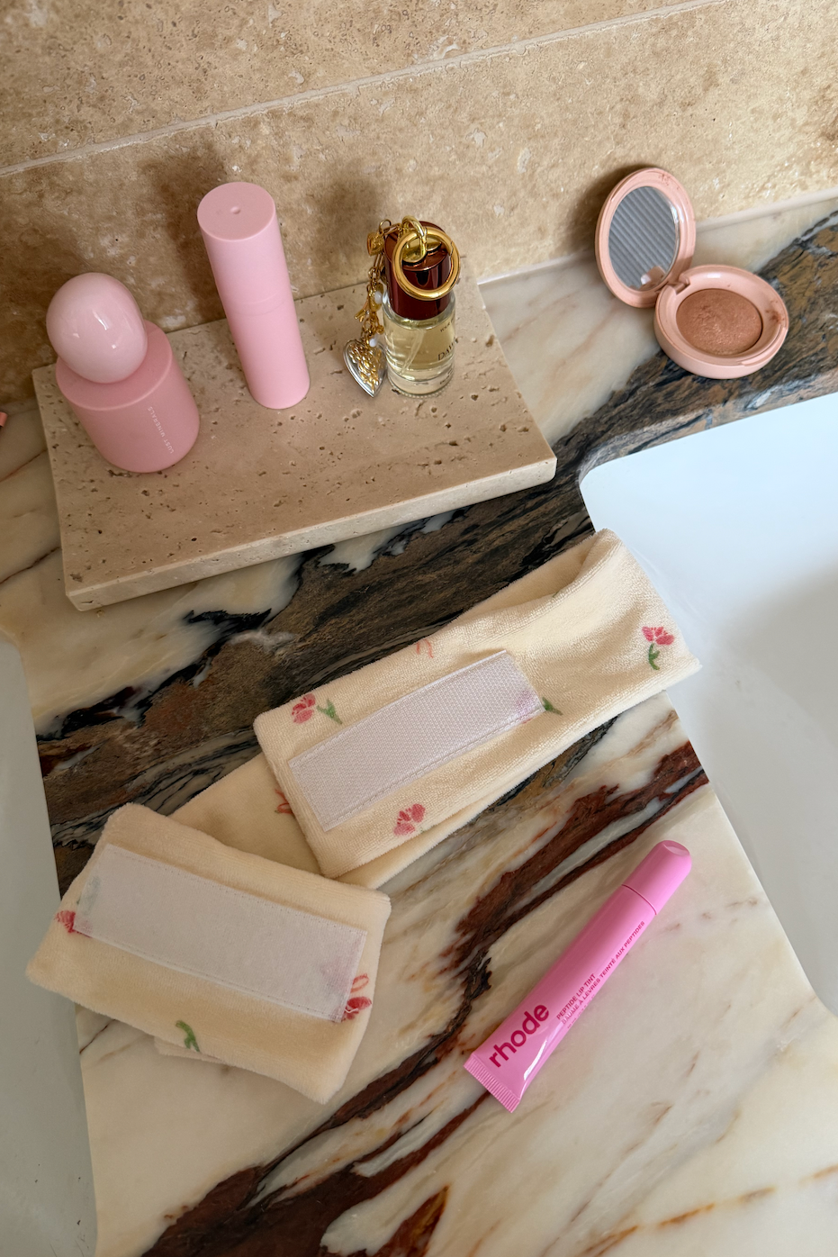 Pink Petal Getting Ready Headband