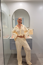 Pink Petal Long Pyjama Set