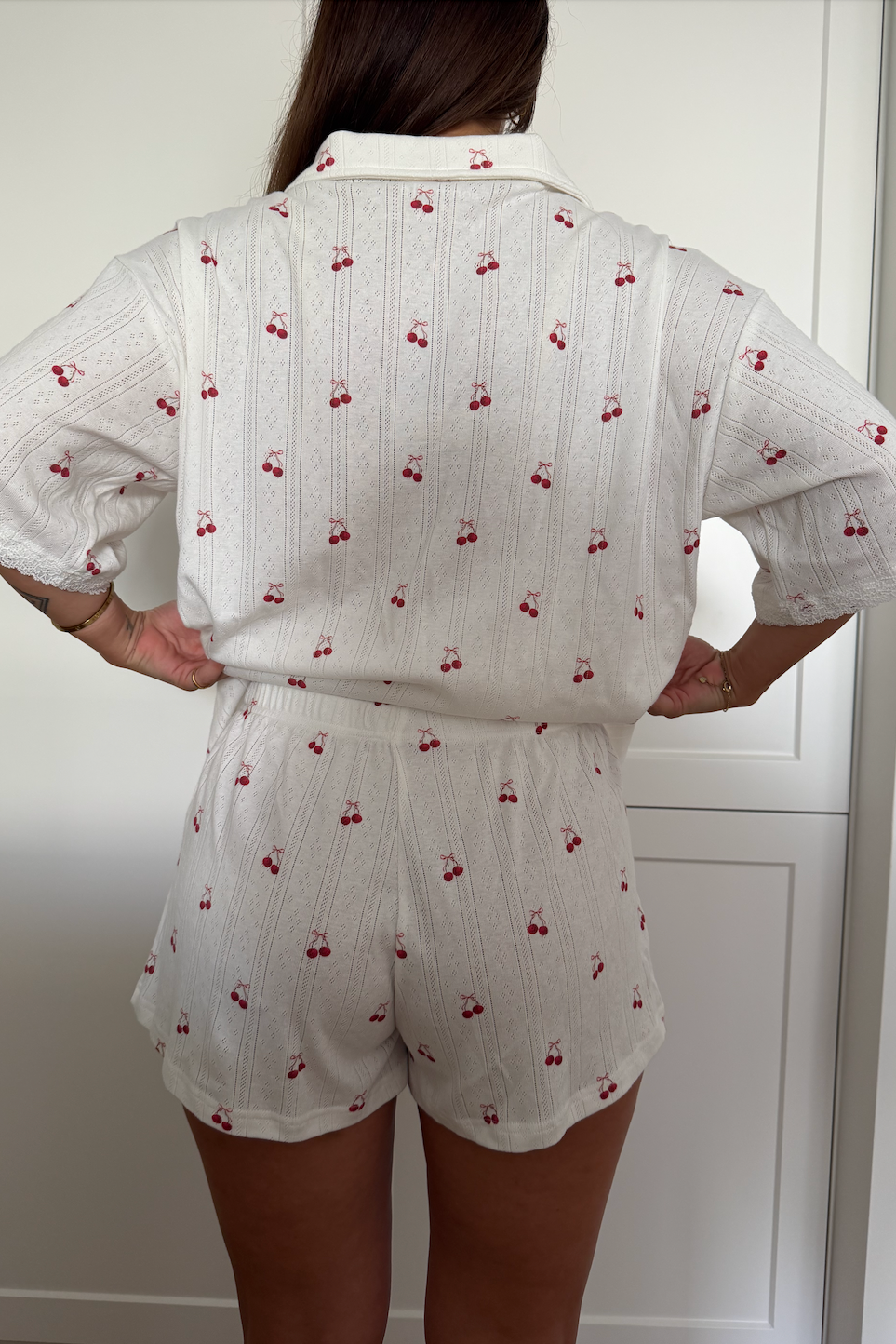 Cherie Button Up Shirt & Shorts